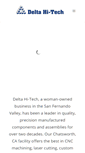 Mobile Screenshot of deltahi-tech.com